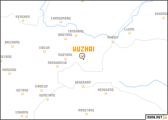 map of Wuzhai