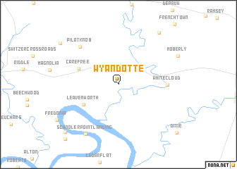 map of Wyandotte