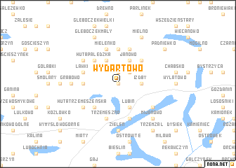 map of Wydartowo