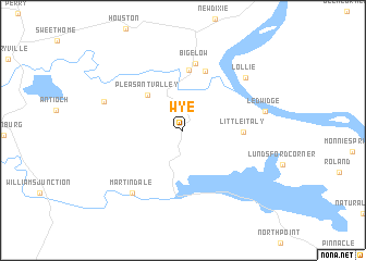 map of Wye