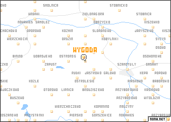 map of Wygoda