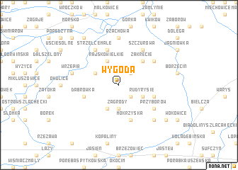 map of Wygoda