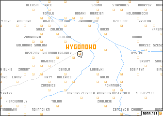 map of Wygonowo