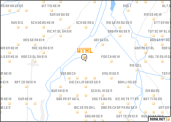 map of Wyhl