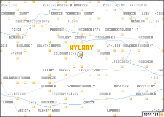 map of Wylany