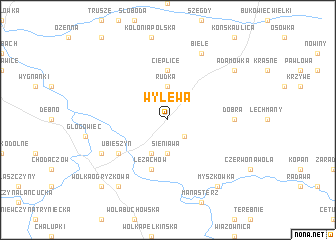 map of Wylewa