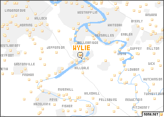 map of Wylie