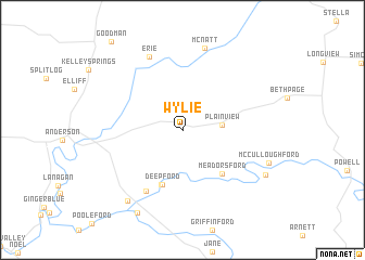 map of Wylie