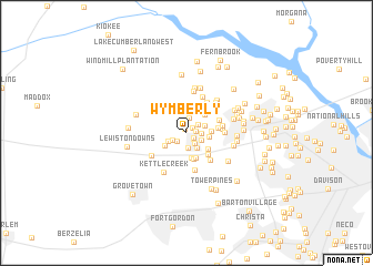 map of Wymberly