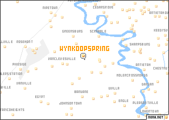 map of Wynkoop Spring