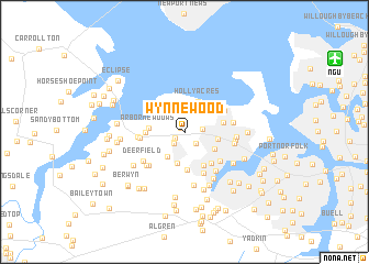 map of Wynnewood