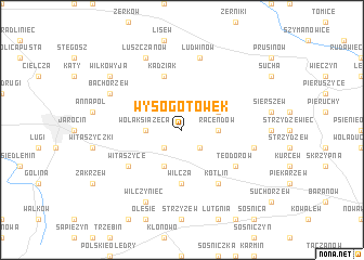 map of Wysogotówek