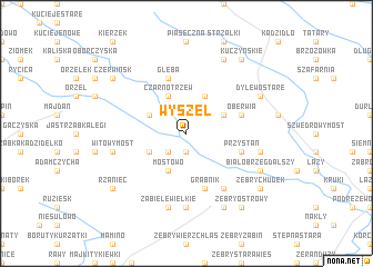map of Wyszel