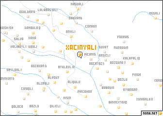 map of Xaçınyalı