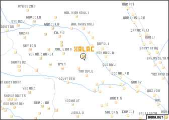 map of Xǝlǝc