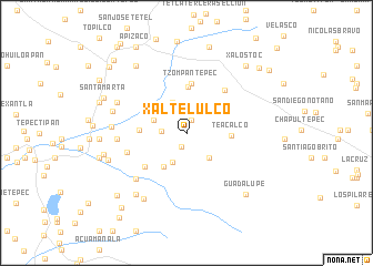 map of Xaltelulco