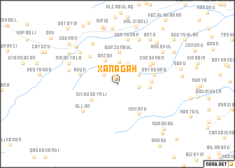 map of Xanǝgah