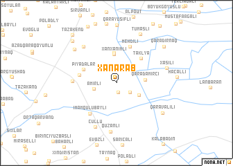 map of Xanǝrǝb