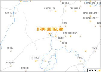 map of Xã Phương Lâm