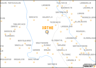 map of Xathé