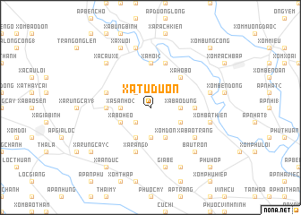 map of Xá Tư Dươn