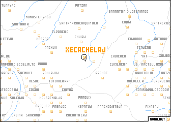 map of Xecachelaj