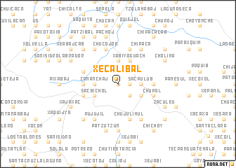 map of Xecalibal