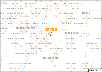 map of Xecam