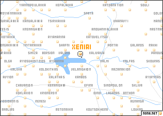 map of Xeniaí