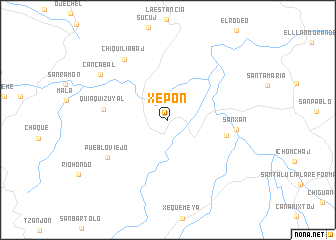 map of Xepón