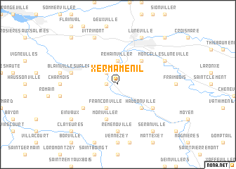 map of Xermaménil