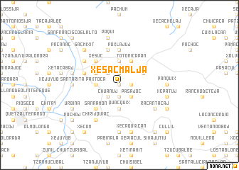 map of Xesacmaljá