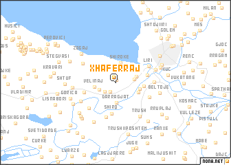 map of Xhaferraj