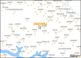 map of Xhuxhaj