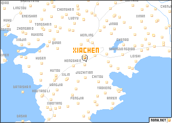 map of Xiachen