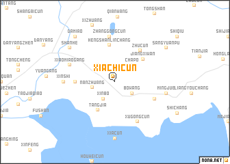map of Xiachicun
