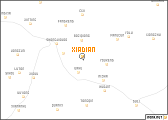 map of Xiadian