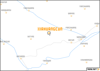 map of Xiahuangcun