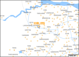 map of Xialing