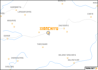 map of Xianchiyu