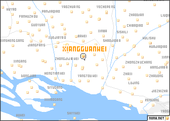 map of Xiangguanwei