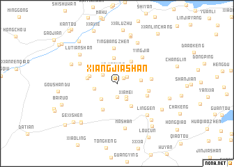 map of Xiangjiashan