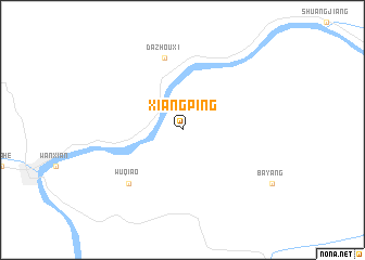 map of Xiangping