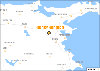 map of Xiangshanqian