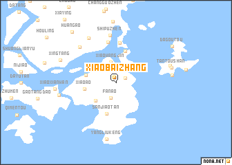 map of Xiaobaizhang