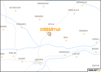 map of Xiaodayiji