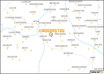 map of Xiaogangtou