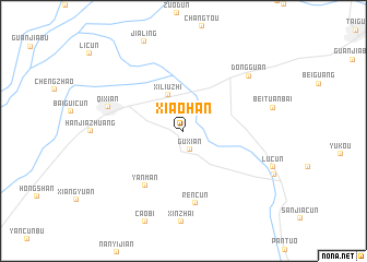 map of Xiaohan