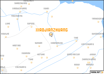 map of Xiaojianzhuang