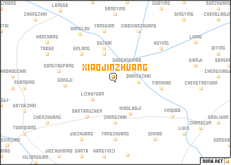 map of Xiaojinzhuang